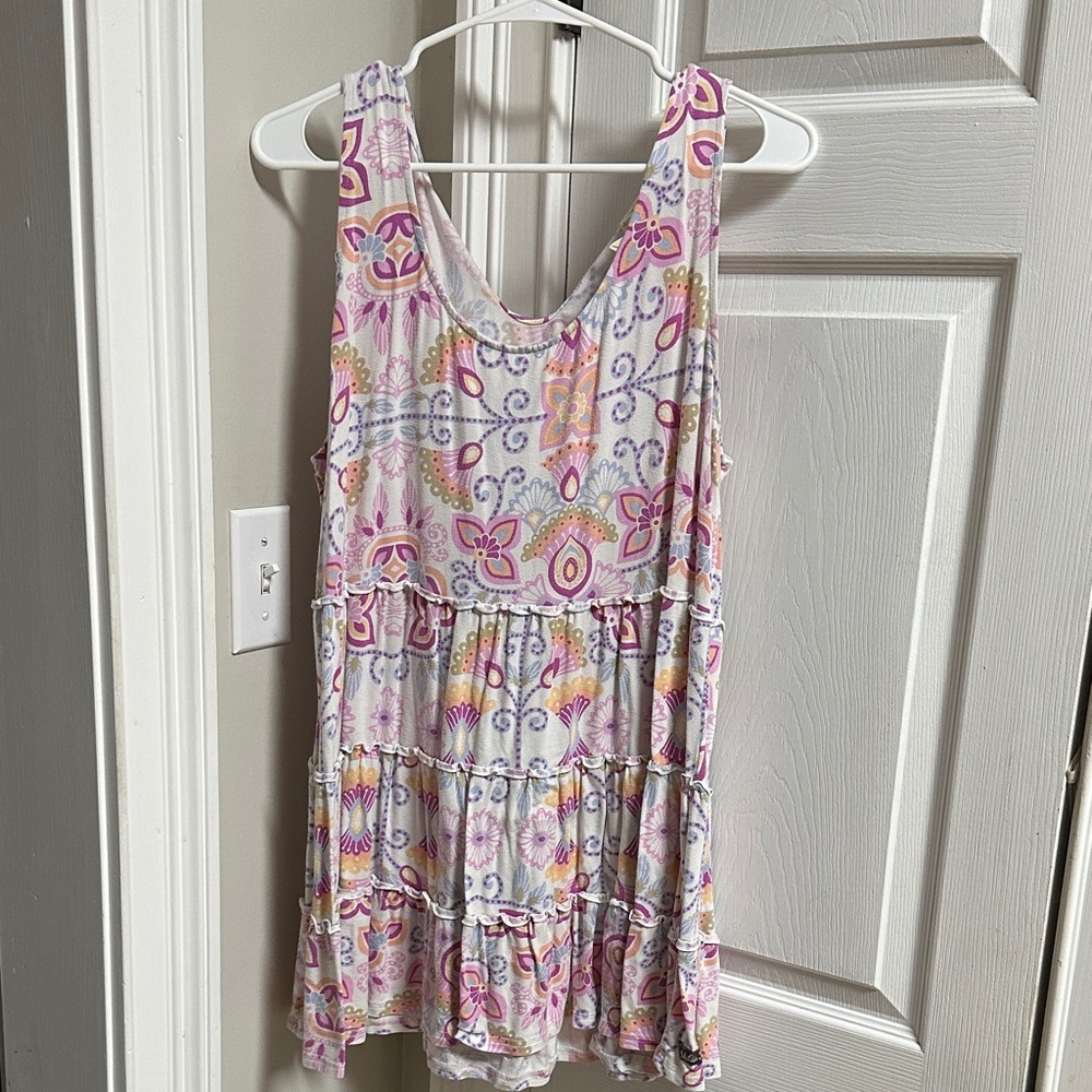 Matilda Jane Pink and Purple Floral Tank Top